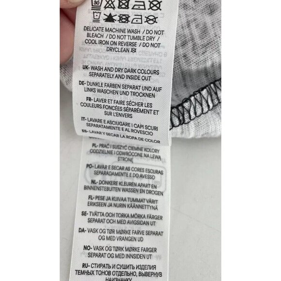 NWT Boden Women’s Sleeveless Jersey Cotton Black White Shift V-Back Dress Sz 8L - Picture 11 of 11